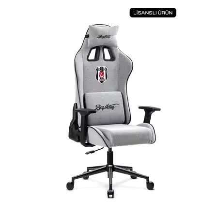 FanChair Beşiktaş Goal Oyuncu Koltuğu - Gri Çapraz