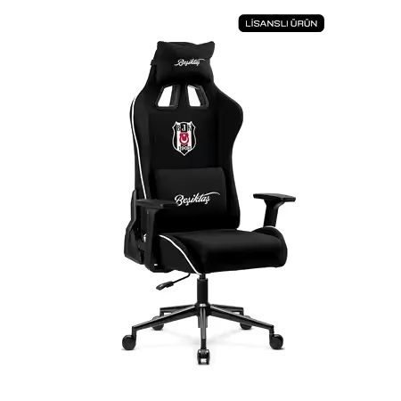 FanChair Beşiktaş Goal Oyuncu Koltuğu - Siyah Çapraz